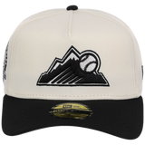 Colorado Rockies MLB Chrome Noir New Era 59FORTY