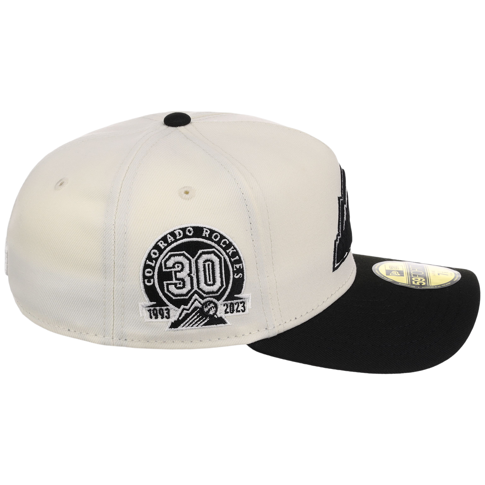 Colorado Rockies MLB Chrome Noir New Era 59FORTY