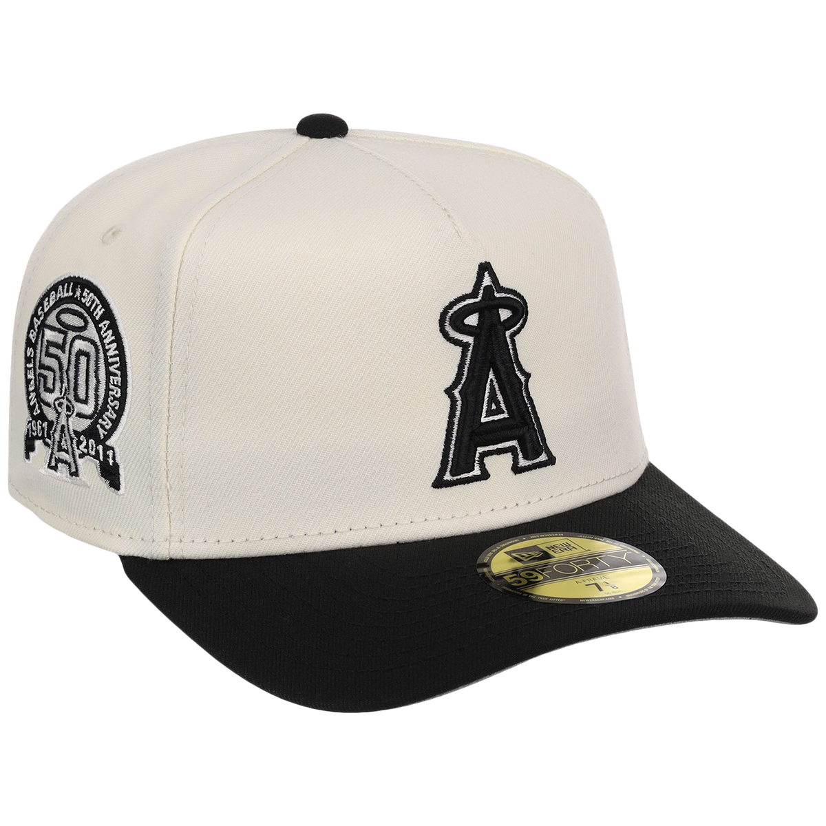Anaheim Angels MLB Chrome Noir New Era 59FORTY