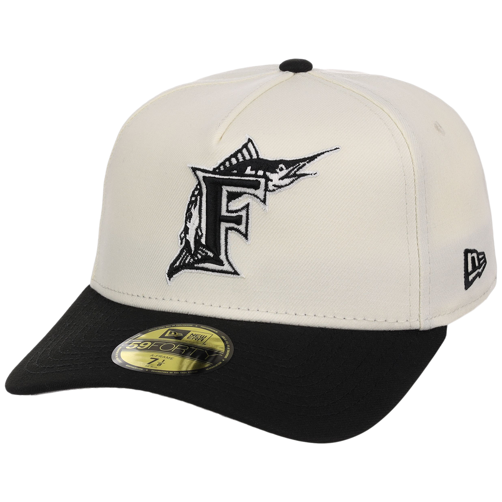 Miami Marlins MLB Chrome Noir New Era 59FORTY