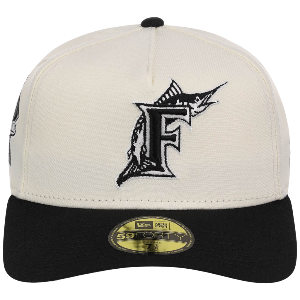 Miami Marlins MLB Chrome Noir New Era 59FORTY