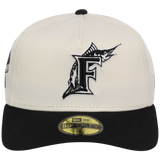 Miami Marlins MLB Chrome Noir New Era 59FORTY