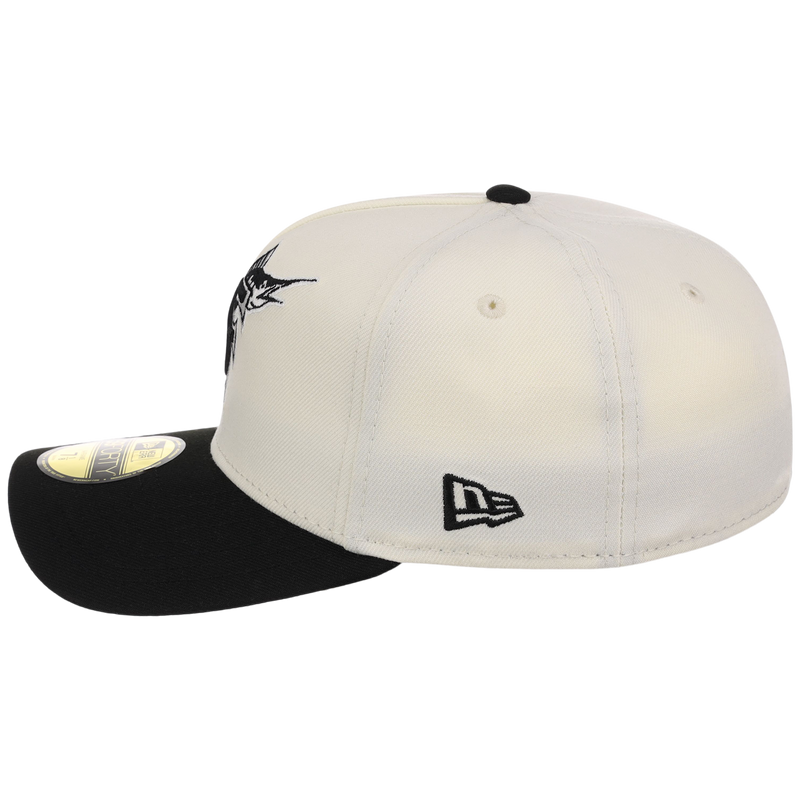 Miami Marlins MLB Chrome Noir New Era 59FORTY – LidsHatDrop