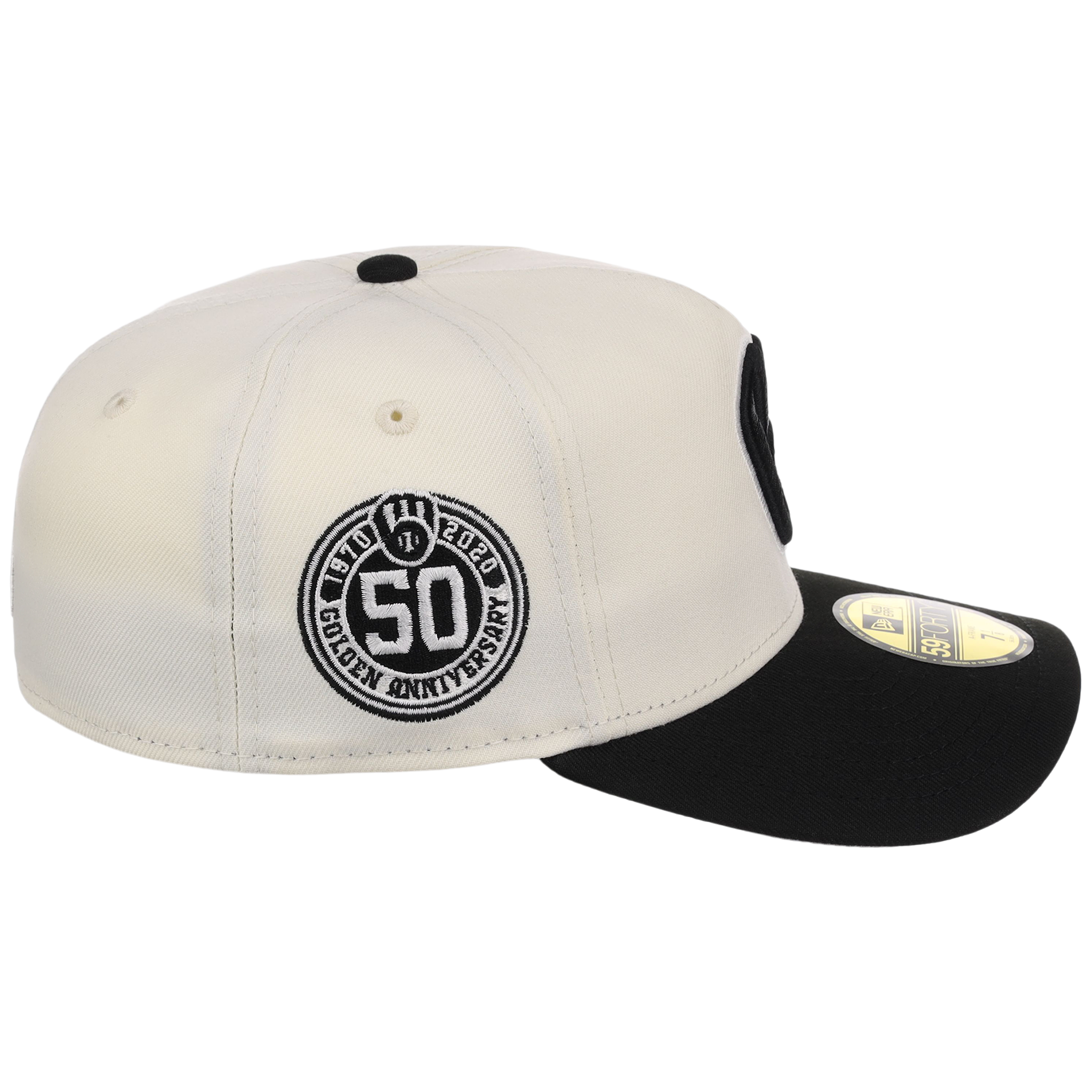 Milwaukee Brewers MLB Chrome Noir New Era 59FORTY