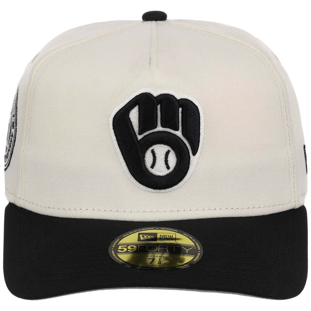 Milwaukee Brewers MLB Chrome Noir New Era 59FORTY
