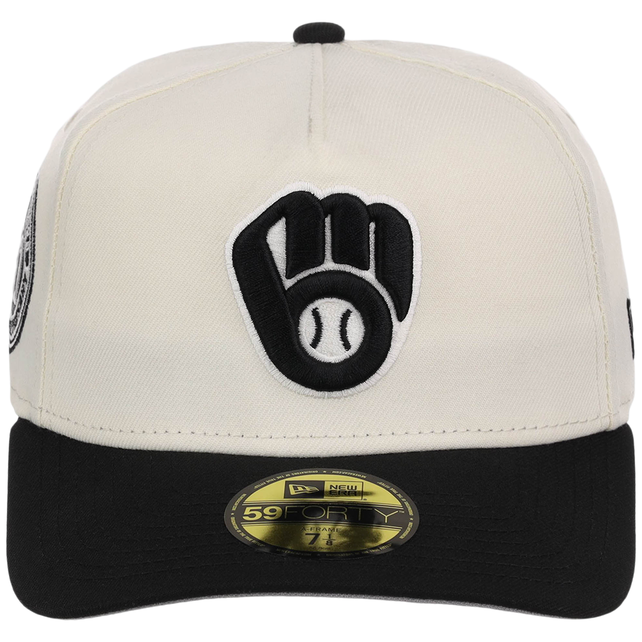 Milwaukee Brewers MLB Chrome Noir New Era 59FORTY