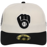 Milwaukee Brewers MLB Chrome Noir New Era 59FORTY