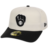 Milwaukee Brewers MLB Chrome Noir New Era 59FORTY