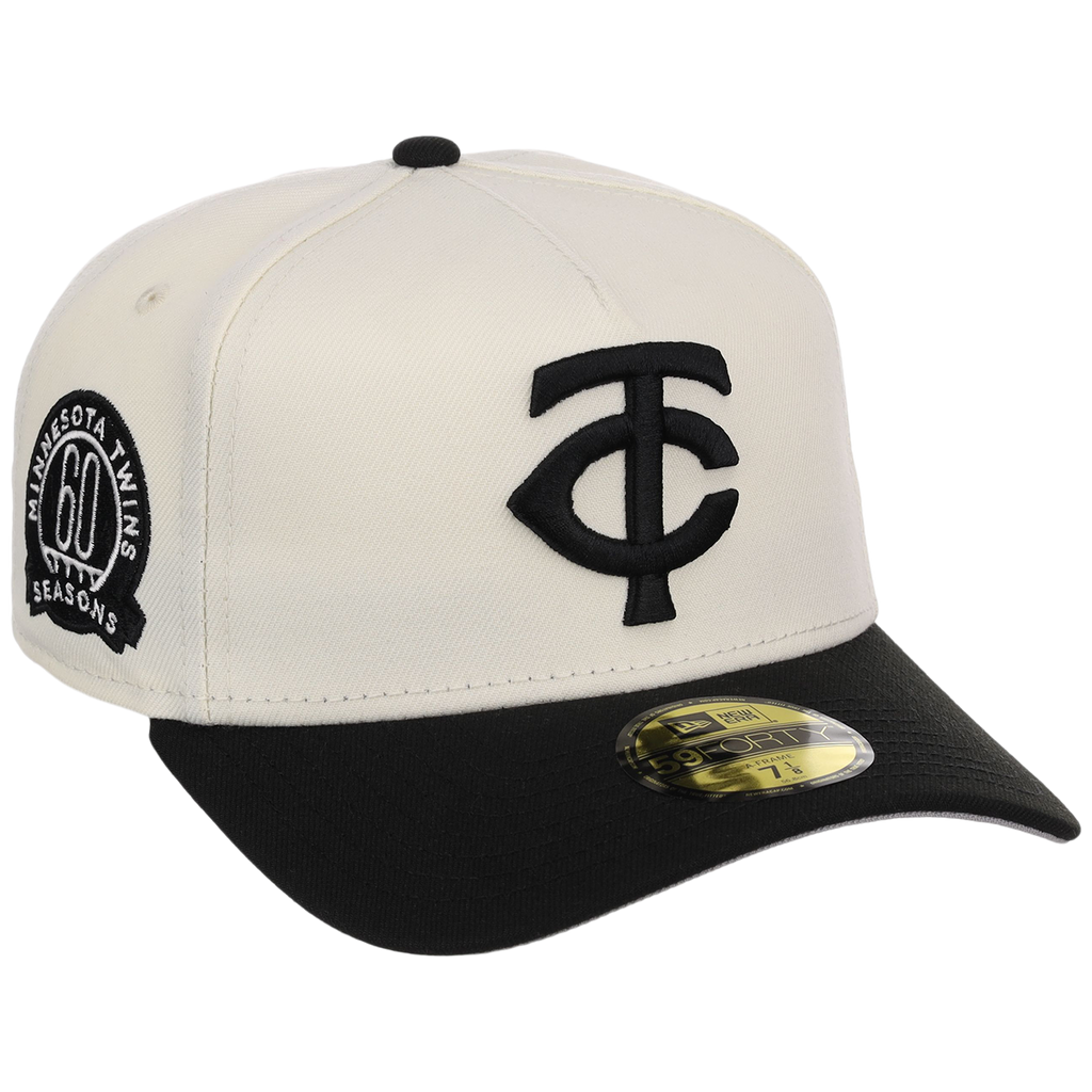 Minnesota Twins MLB Chrome Noir New Era 59FORTY