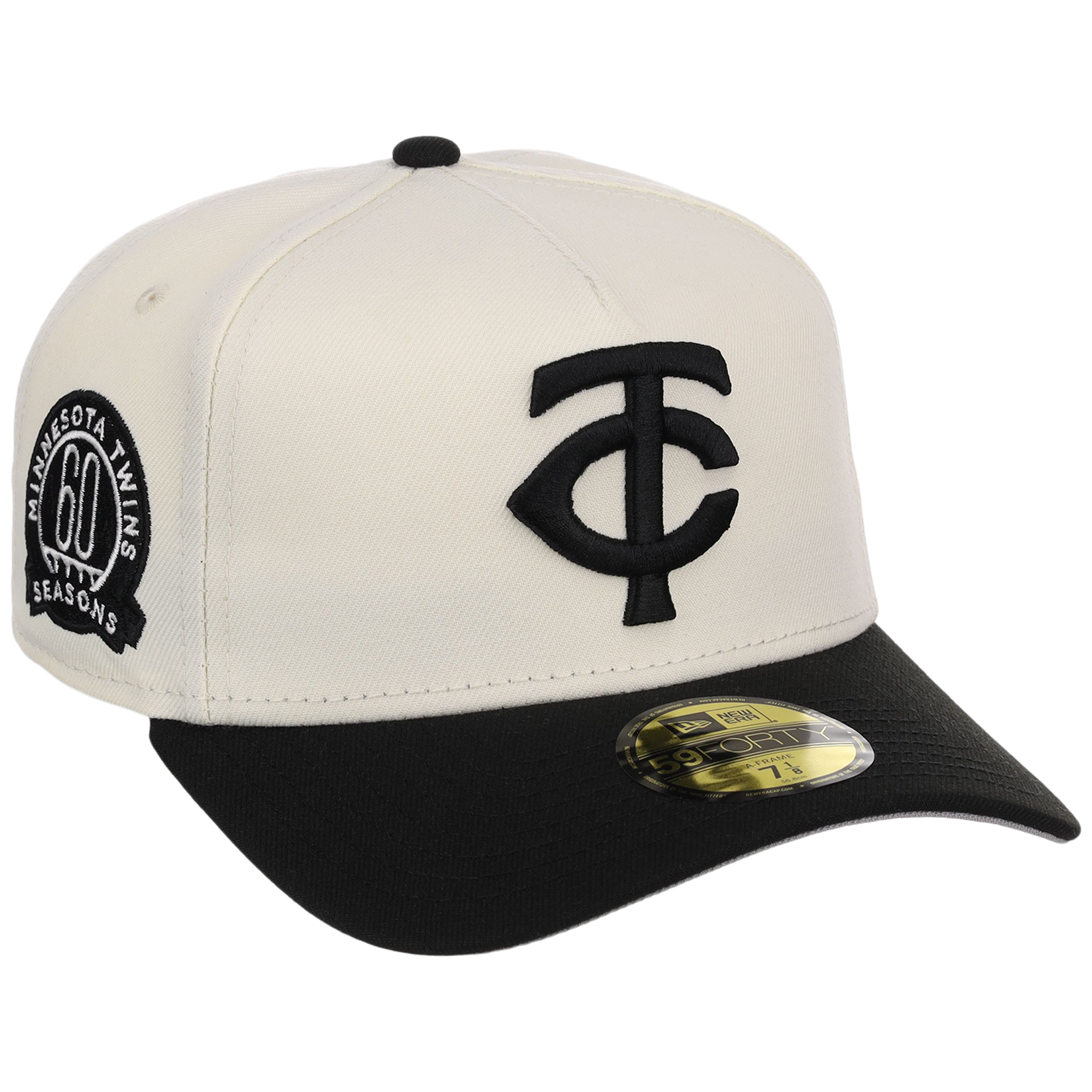 Minnesota Twins MLB Chrome Noir New Era 59FORTY