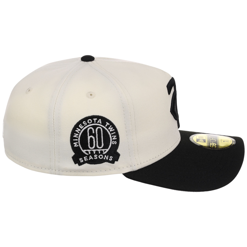 Minnesota Twins MLB Chrome Noir New Era 59FORTY
