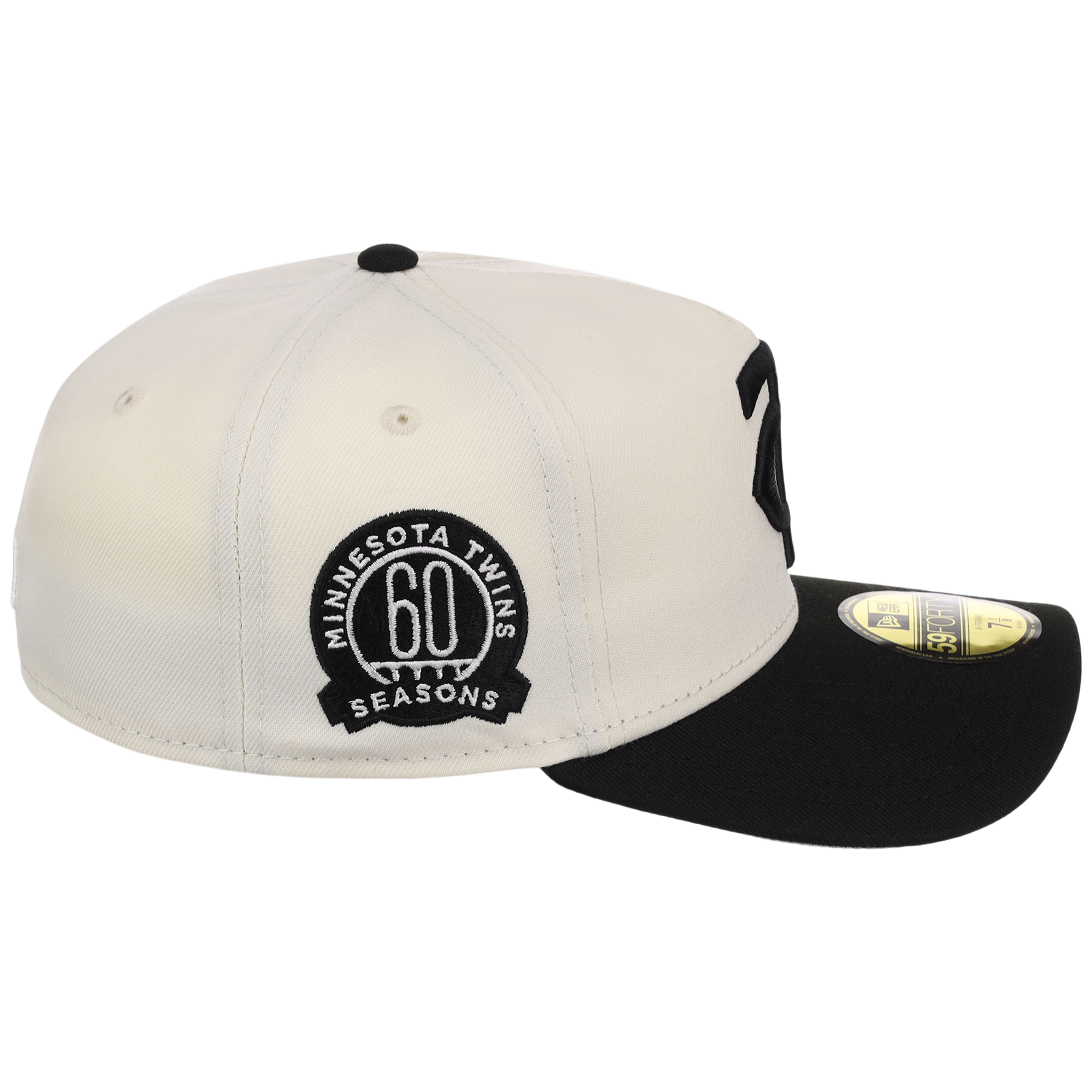 Minnesota Twins MLB Chrome Noir New Era 59FORTY