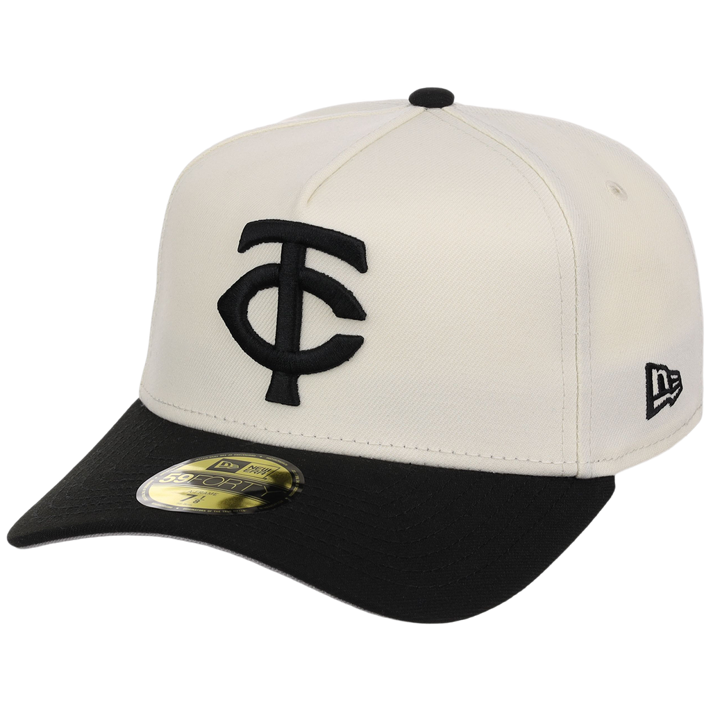 Minnesota Twins MLB Chrome Noir New Era 59FORTY