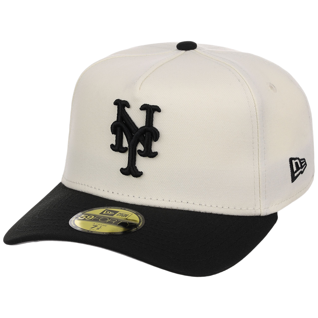 New York Mets MLB Chrome Noir New Era 59FORTY