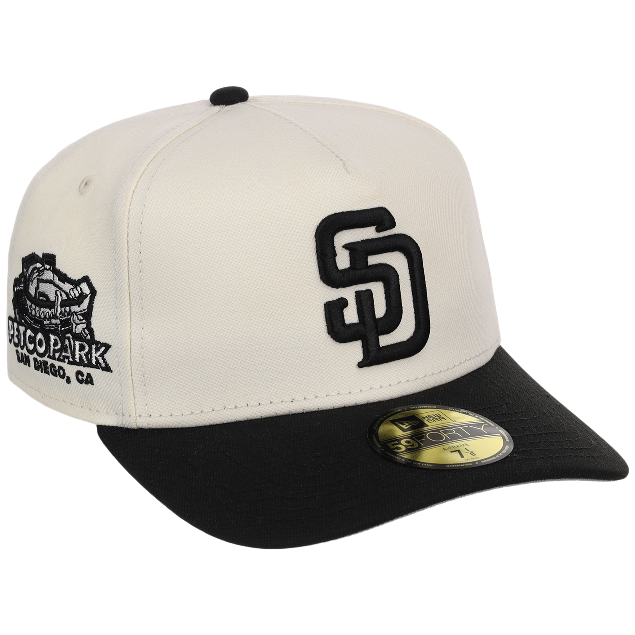 San Diego Padres MLB Chrome Noir New Era 59FORTY