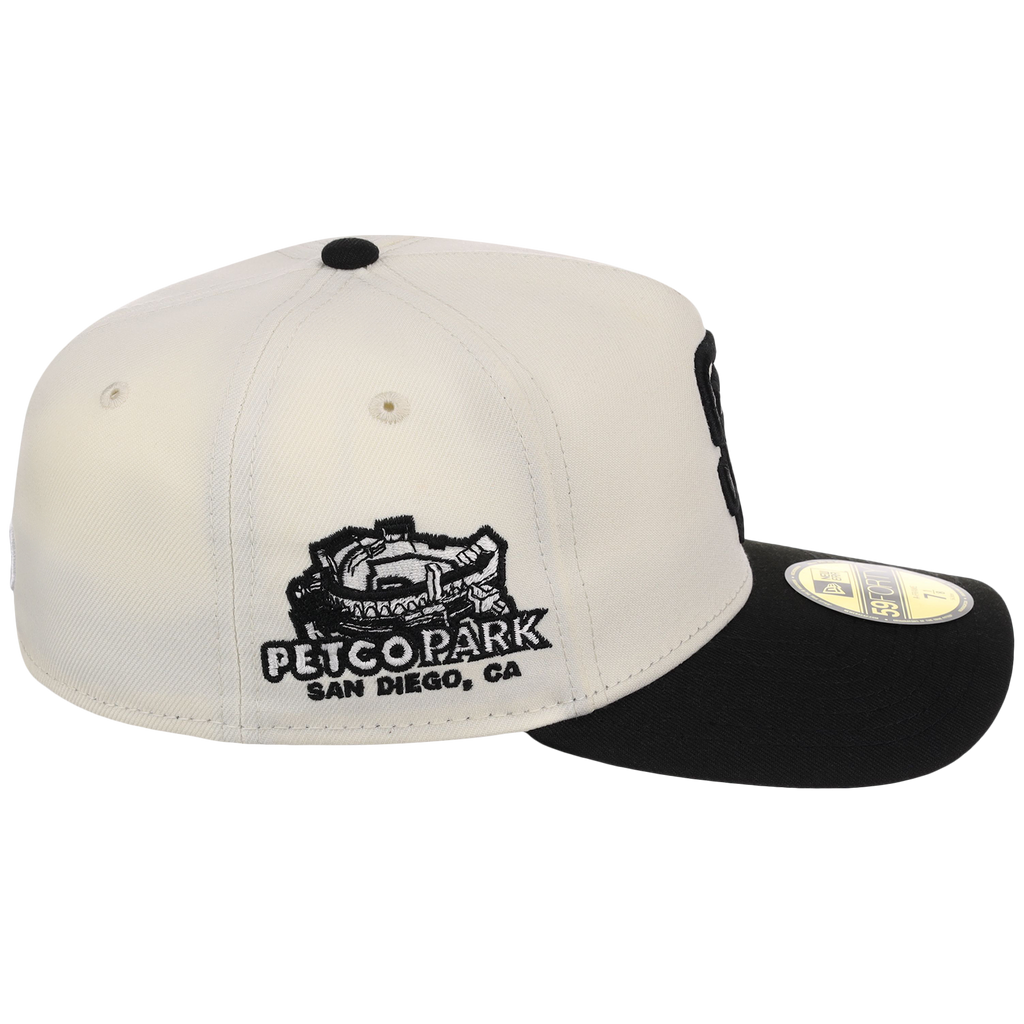 San Diego Padres MLB Chrome Noir New Era 59FORTY
