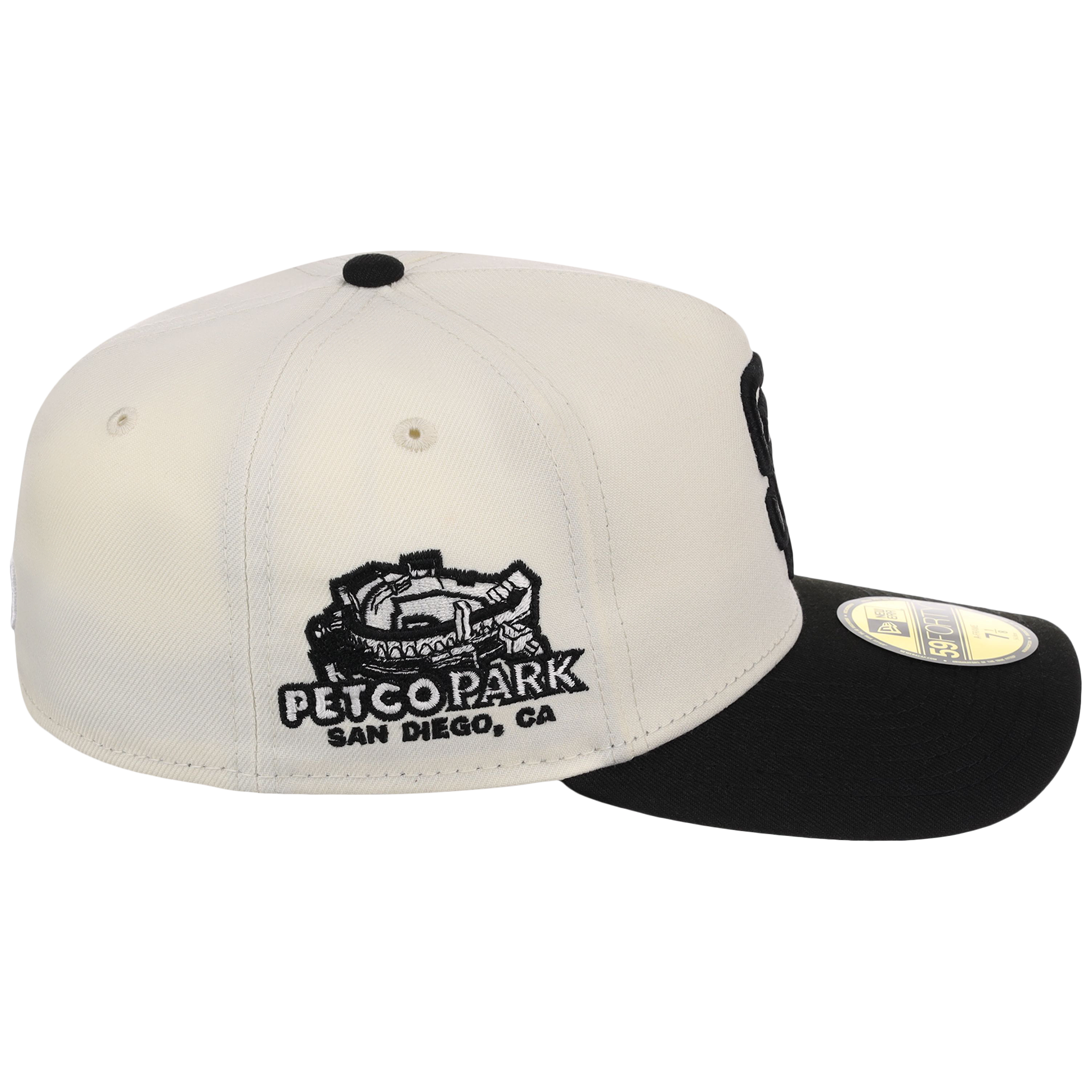 San Diego Padres MLB Chrome Noir New Era 59FORTY