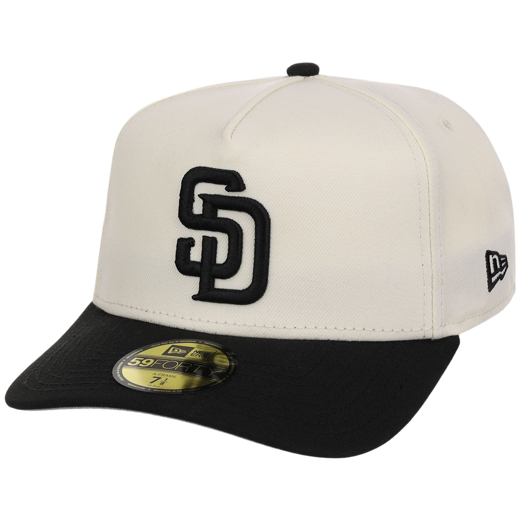 San Diego Padres MLB Chrome Noir New Era 59FORTY