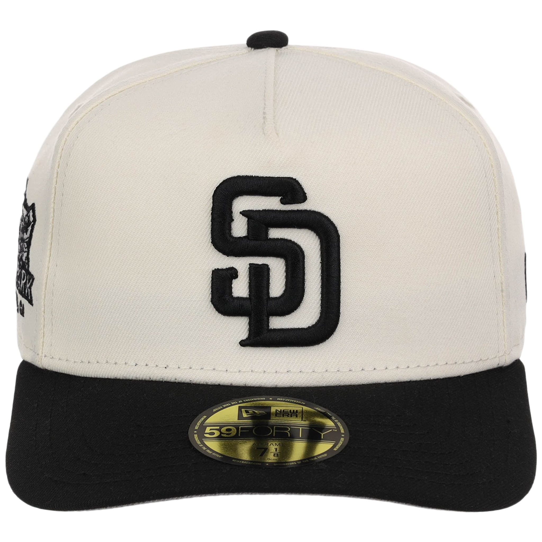 San Diego Padres MLB Chrome Noir New Era 59FORTY