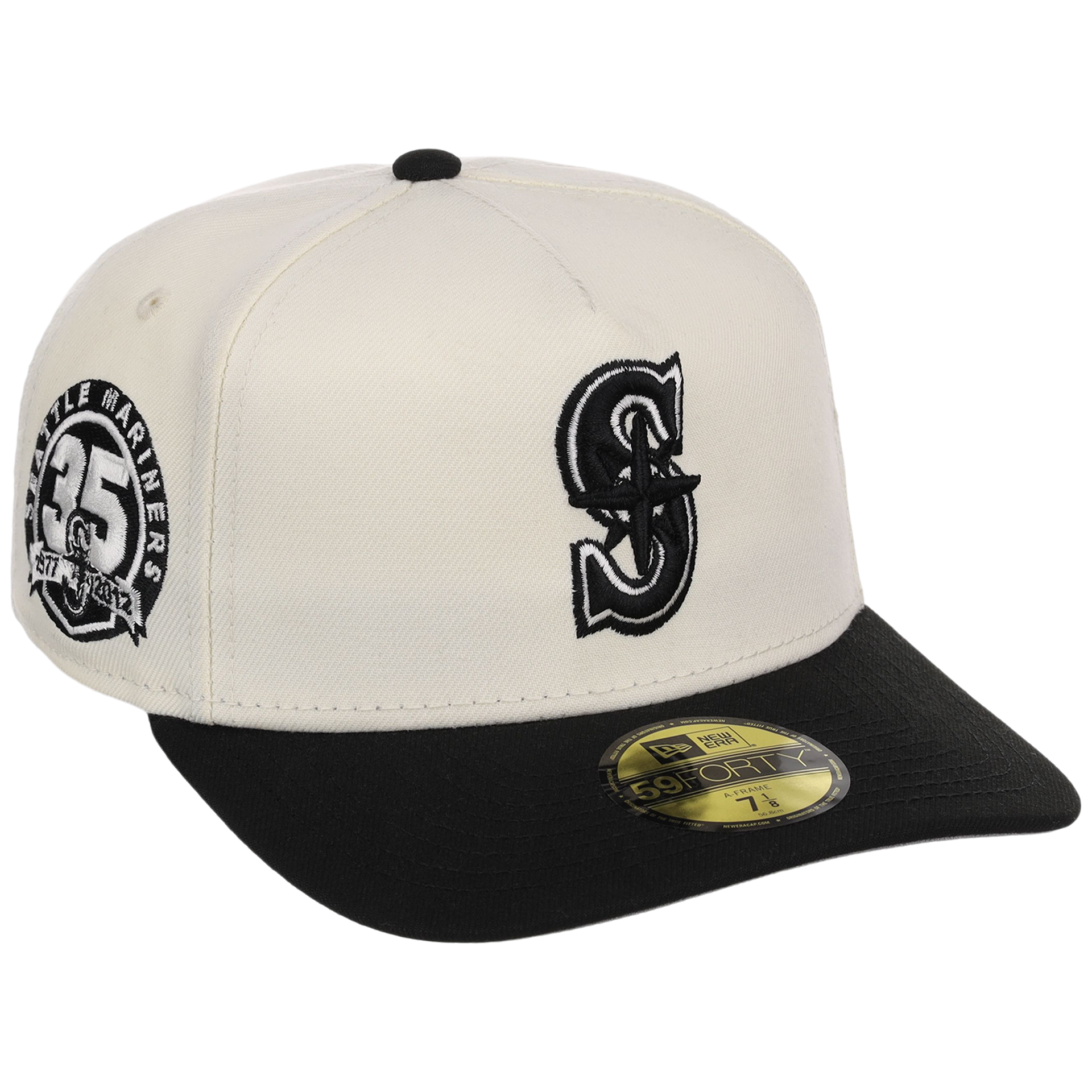 Seattle Mariners MLB Chrome Noir New Era 59FORTY – LidsHatDrop