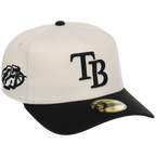 Tampa Bay Rays MLB Chrome Noir New Era 59FORTY