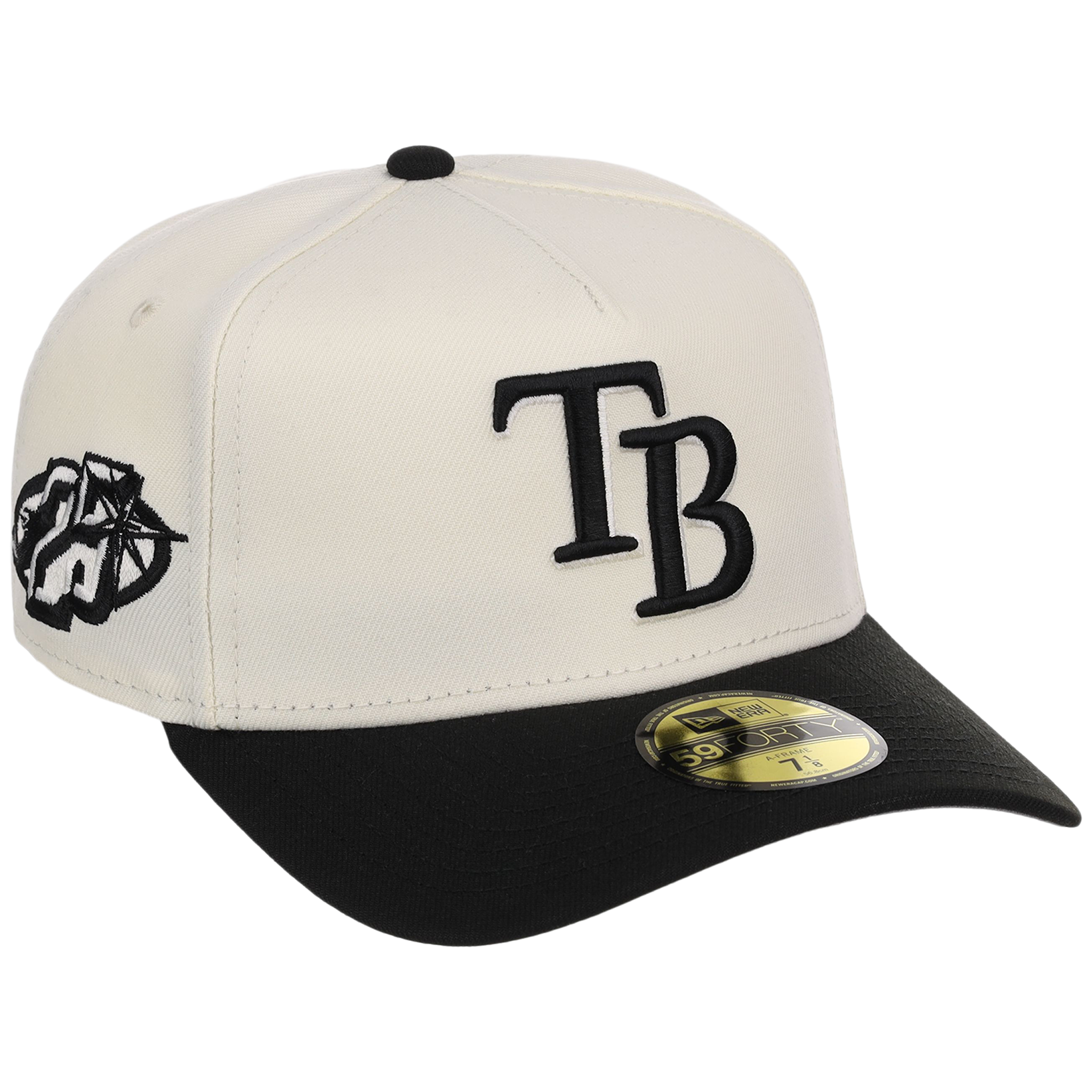 Tampa Bay Rays MLB Chrome Noir New Era 59FORTY