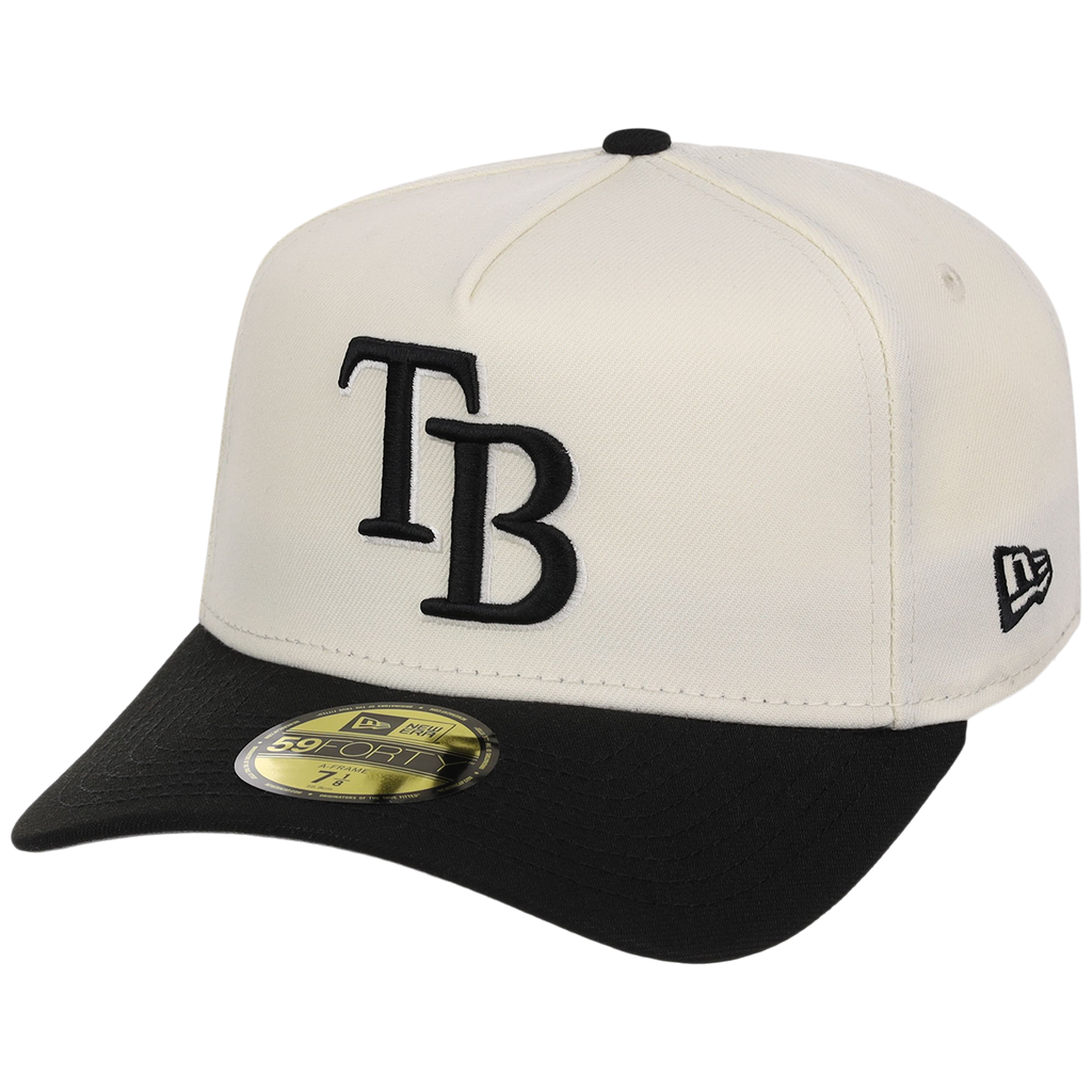 Tampa Bay Rays MLB Chrome Noir New Era 59FORTY
