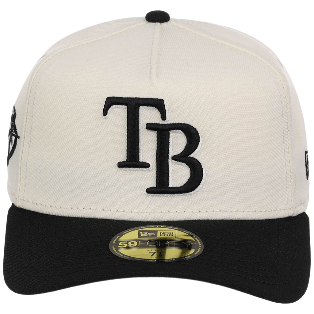 Tampa Bay Rays MLB Chrome Noir New Era 59FORTY