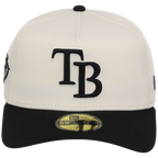Tampa Bay Rays MLB Chrome Noir New Era 59FORTY