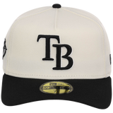 Tampa Bay Rays MLB Chrome Noir New Era 59FORTY