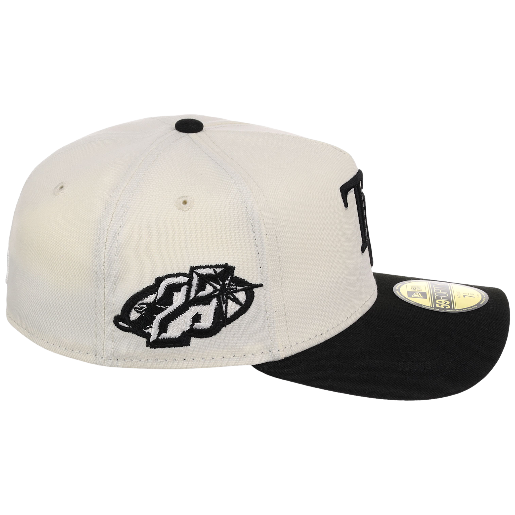 Tampa Bay Rays MLB Chrome Noir New Era 59FORTY