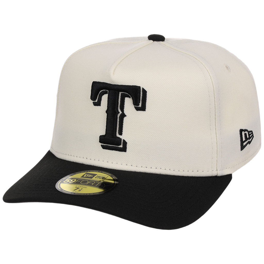 Texas Rangers MLB Chrome Noir New Era 59FORTY