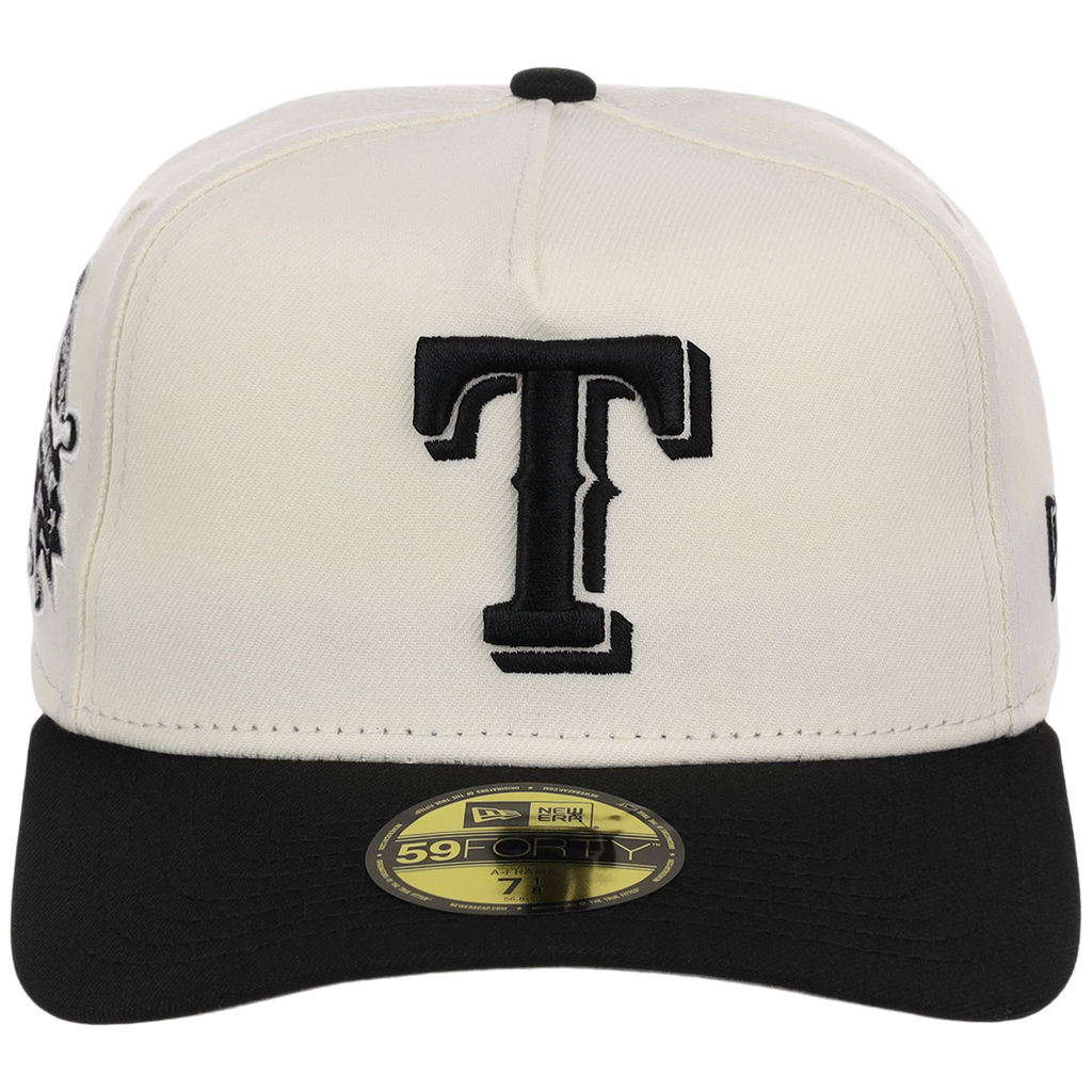 Texas Rangers MLB Chrome Noir New Era 59FORTY