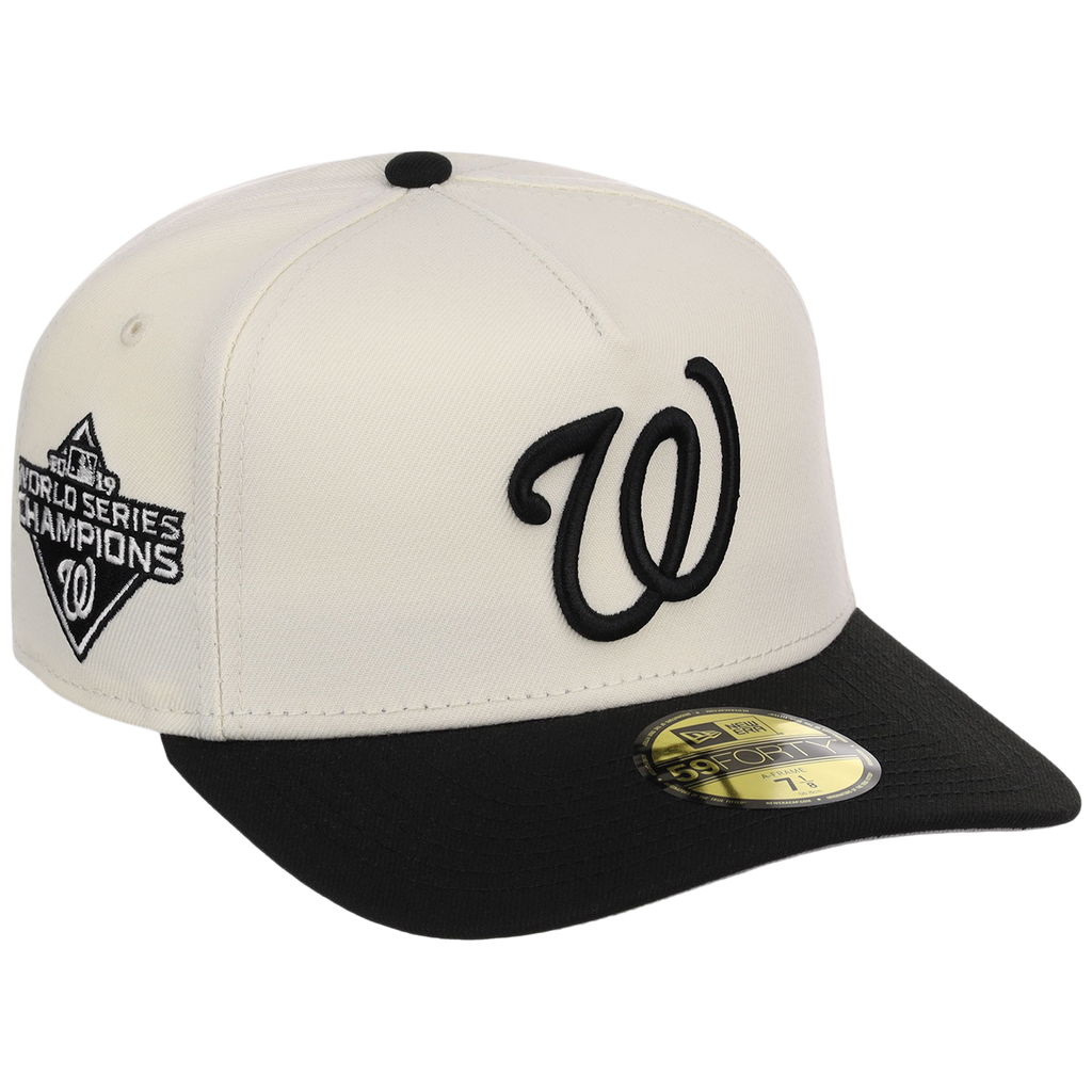 Washington Nationals MLB Chrome Noir New Era 59FORTY