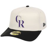Colorado Rockies MLB Heritage Chrome New Era 59FORTY