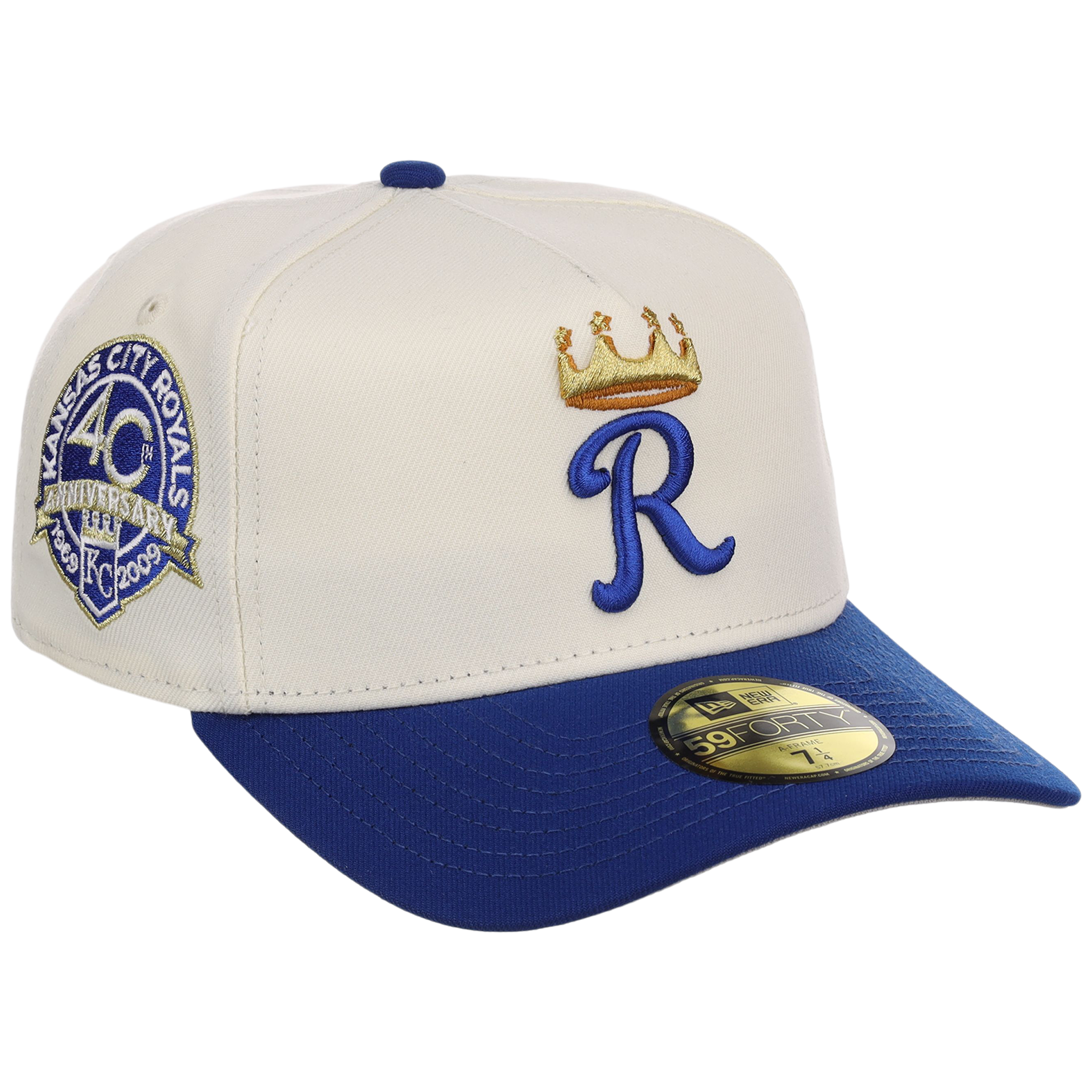 Kansas City Royals MLB Heritage Chrome New Era 59FORTY