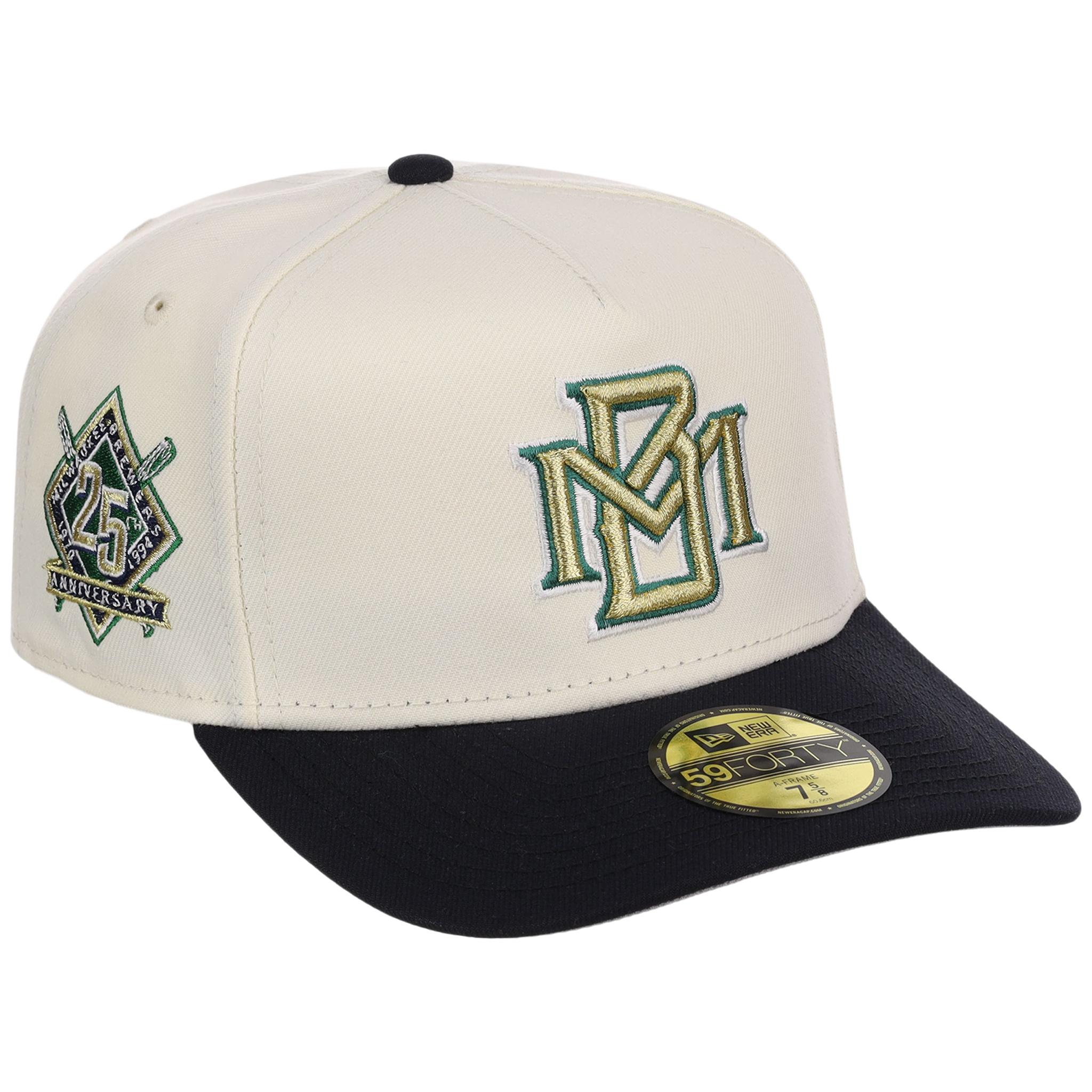 Milwaukee Brewers MLB Heritage Chrome New Era 59FORTY
