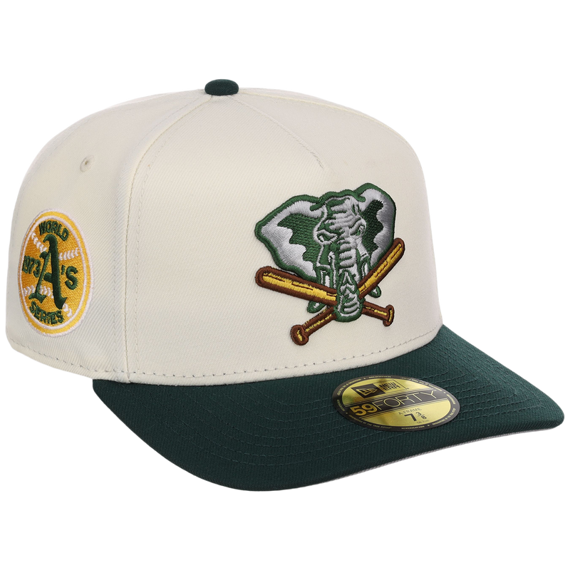 Oakland Athletics MLB Heritage Chrome New Era 59FORTY – LidsHatDrop