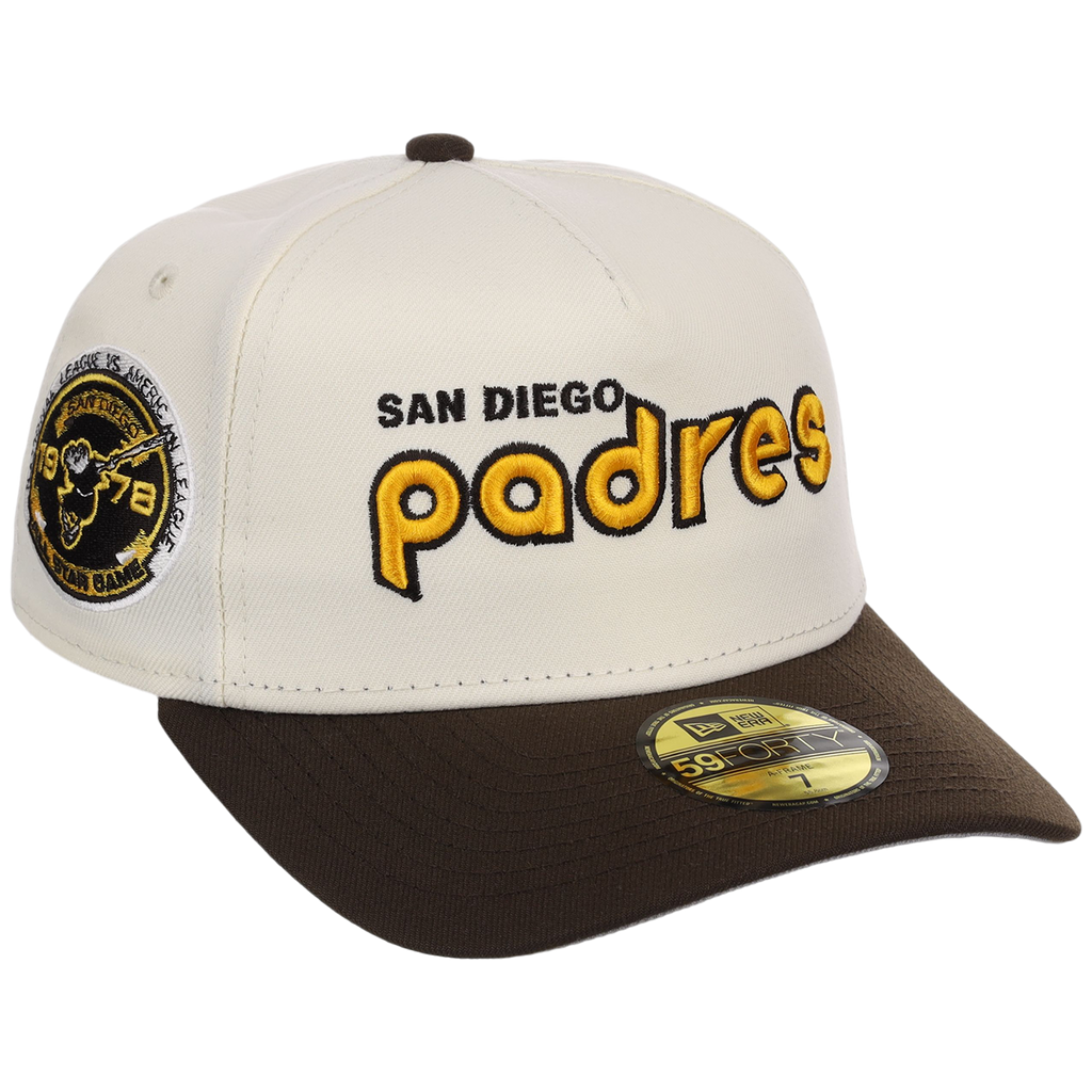 San Diego Padres MLB Heritage Chrome New Era 59FORTY