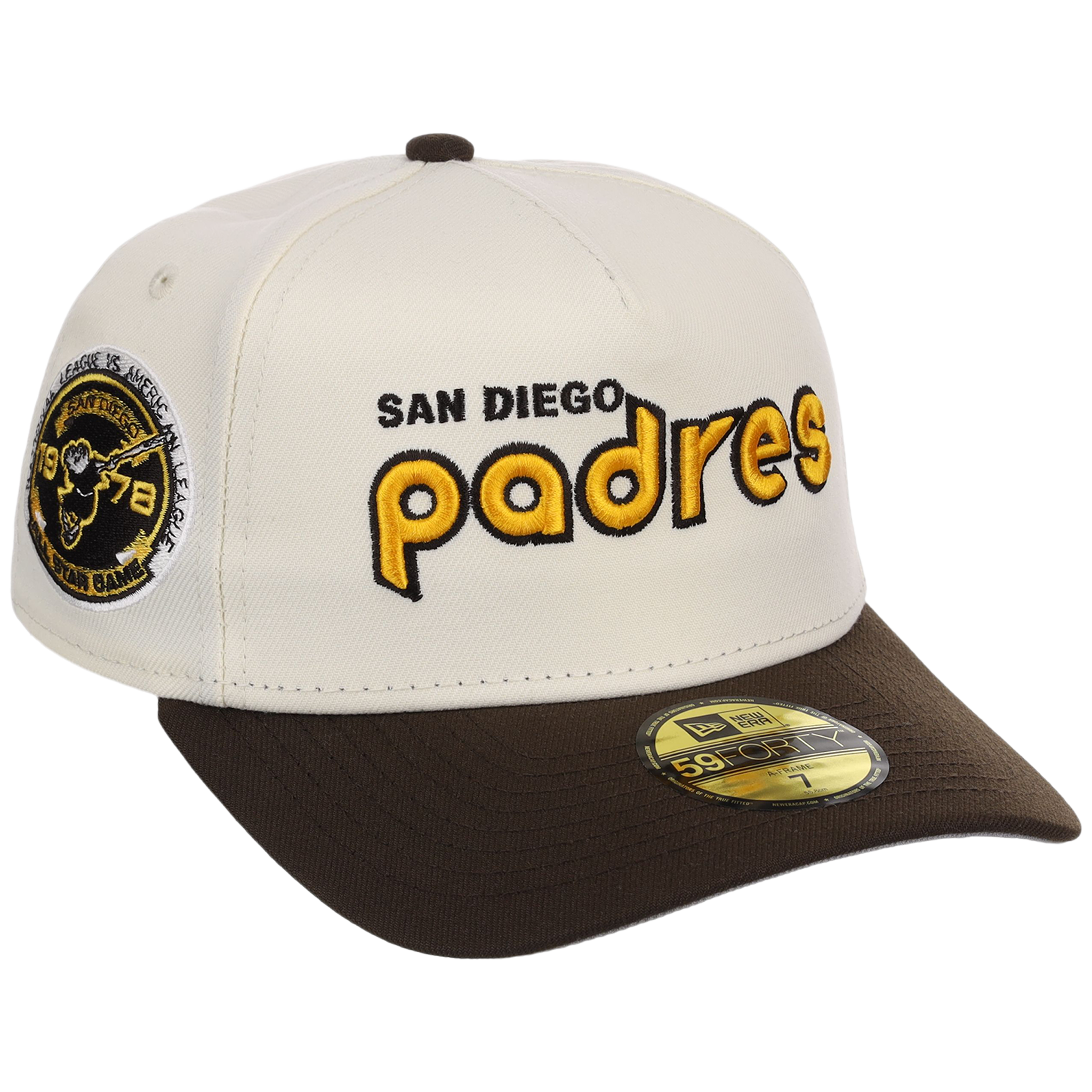 San Diego Padres MLB Heritage Chrome New Era 59FORTY