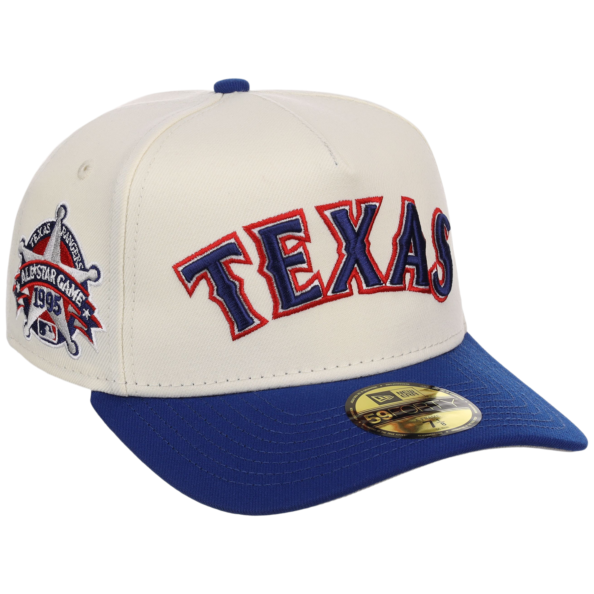 Texas Rangers MLB Heritage Chrome New Era 59FORTY
