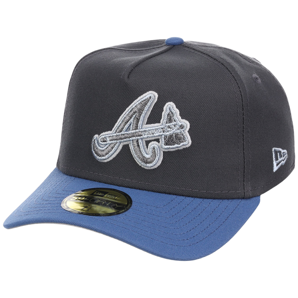 Atlanta Braves MLB Indigo Steel New Era 59FORTY