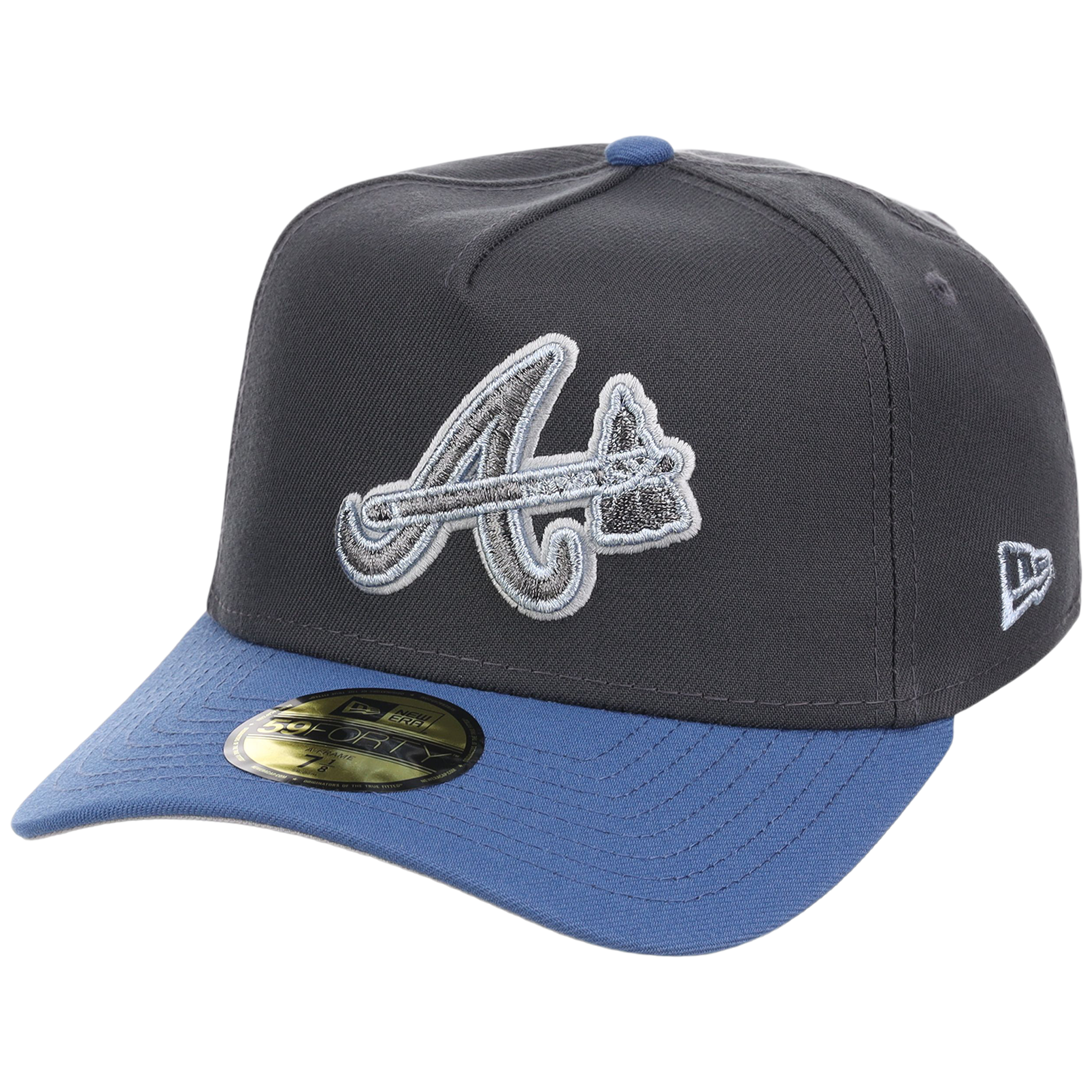 Atlanta Braves MLB Indigo Steel New Era 59FORTY