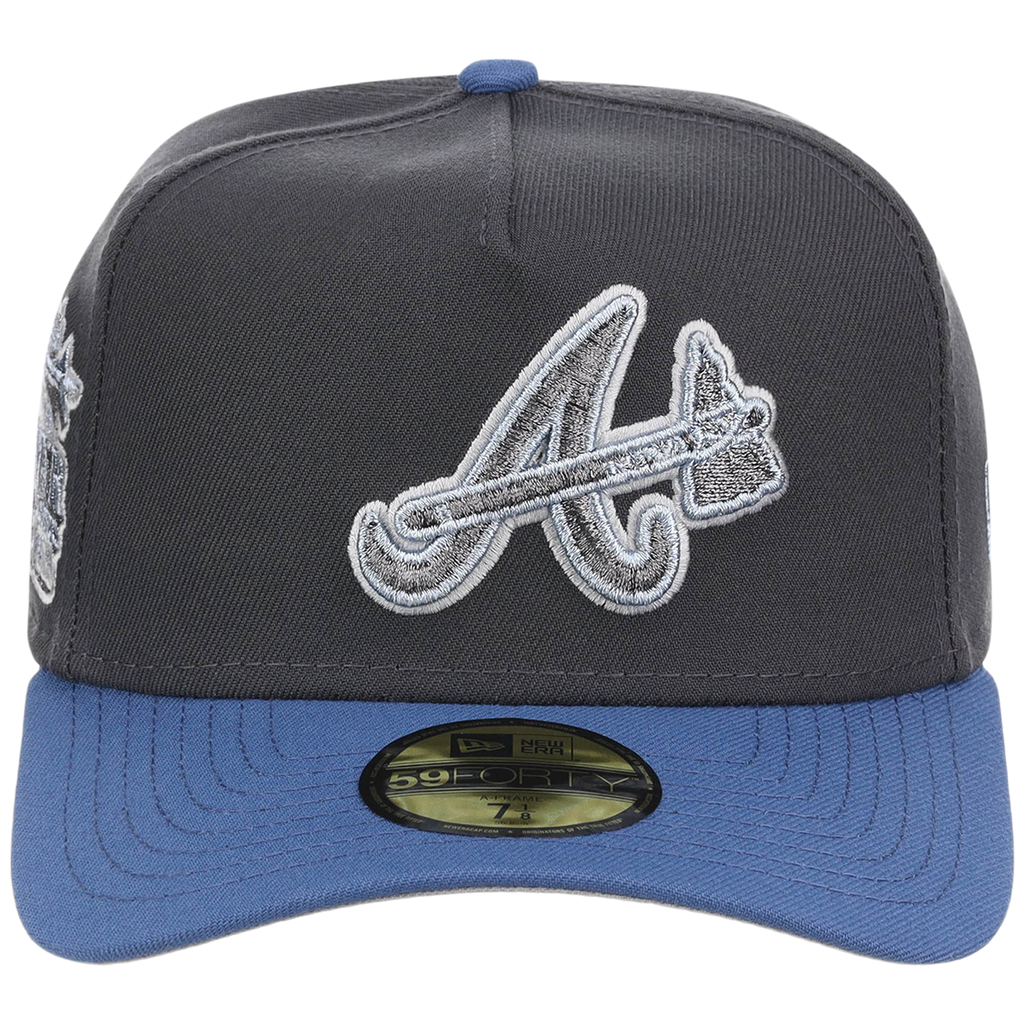 Atlanta Braves MLB Indigo Steel New Era 59FORTY