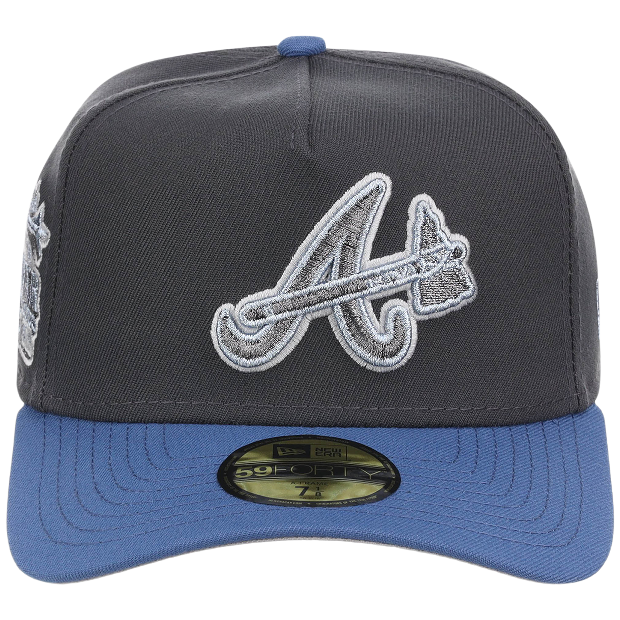Atlanta Braves MLB Indigo Steel New Era 59FORTY