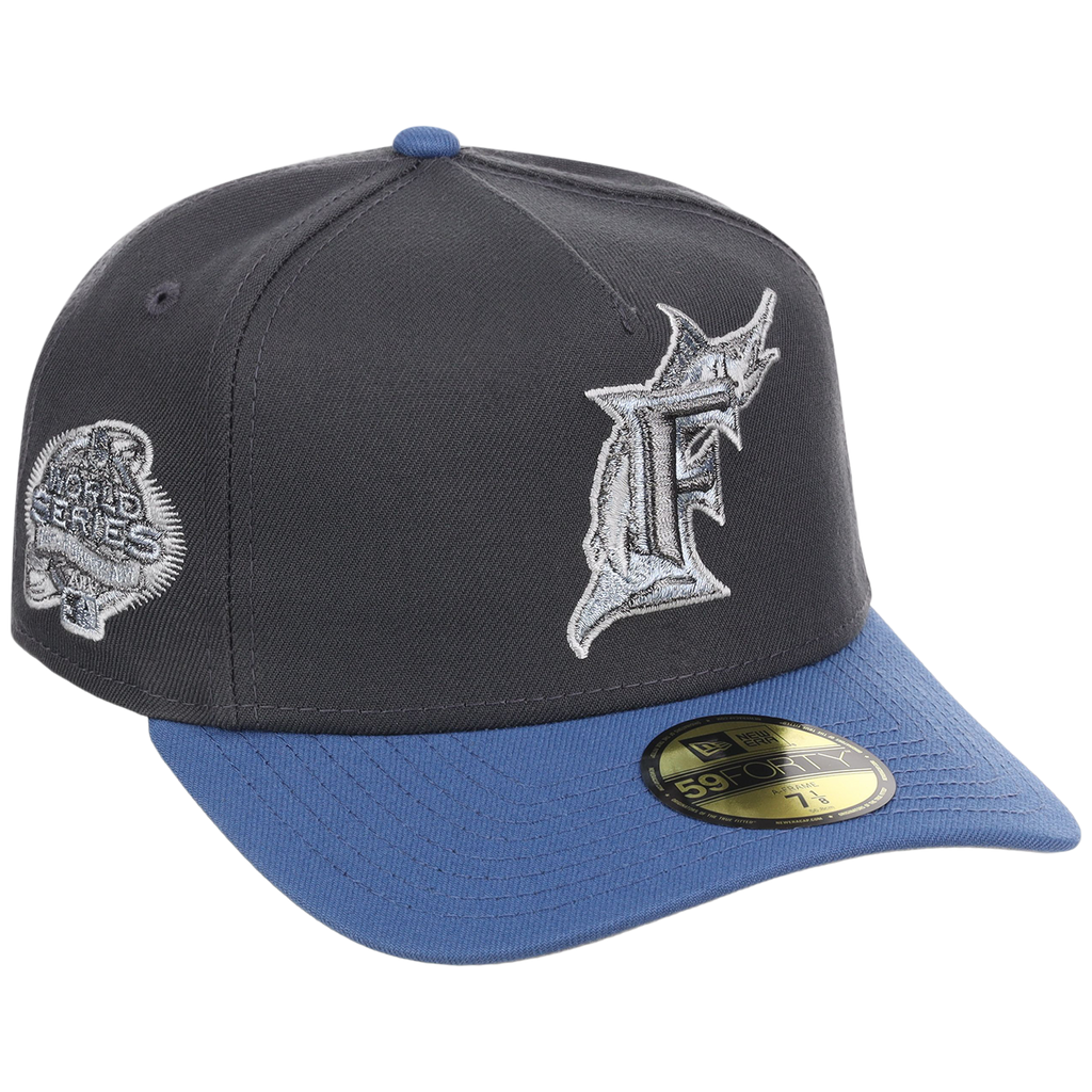 Miami Marlins MLB Indigo Steel New Era 59FORTY