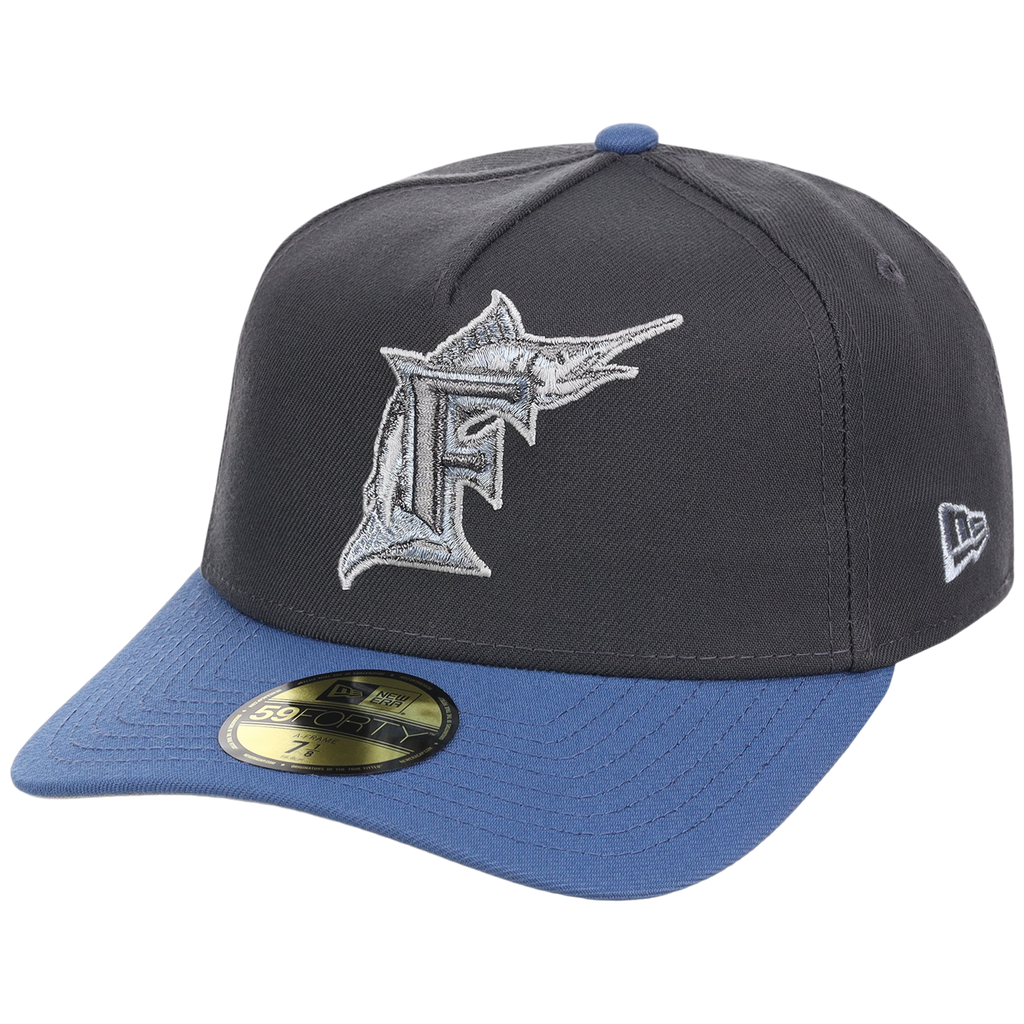 Miami Marlins MLB Indigo Steel New Era 59FORTY