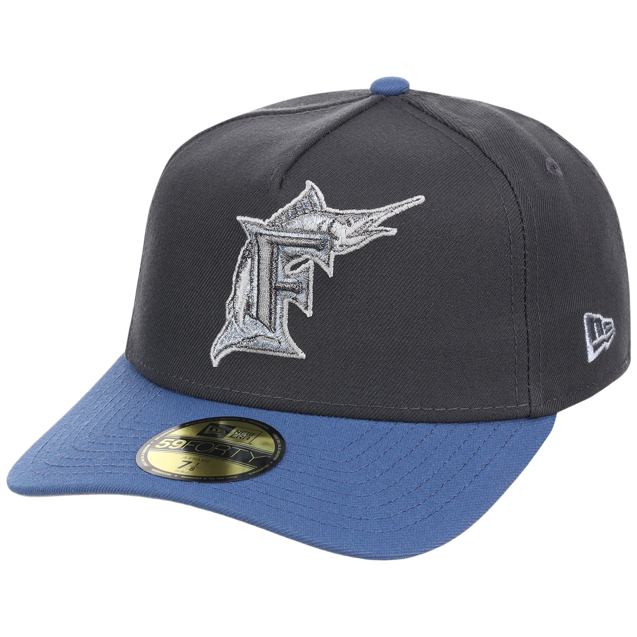 Miami Marlins MLB Indigo Steel New Era 59FORTY