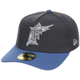 Miami Marlins MLB Indigo Steel New Era 59FORTY