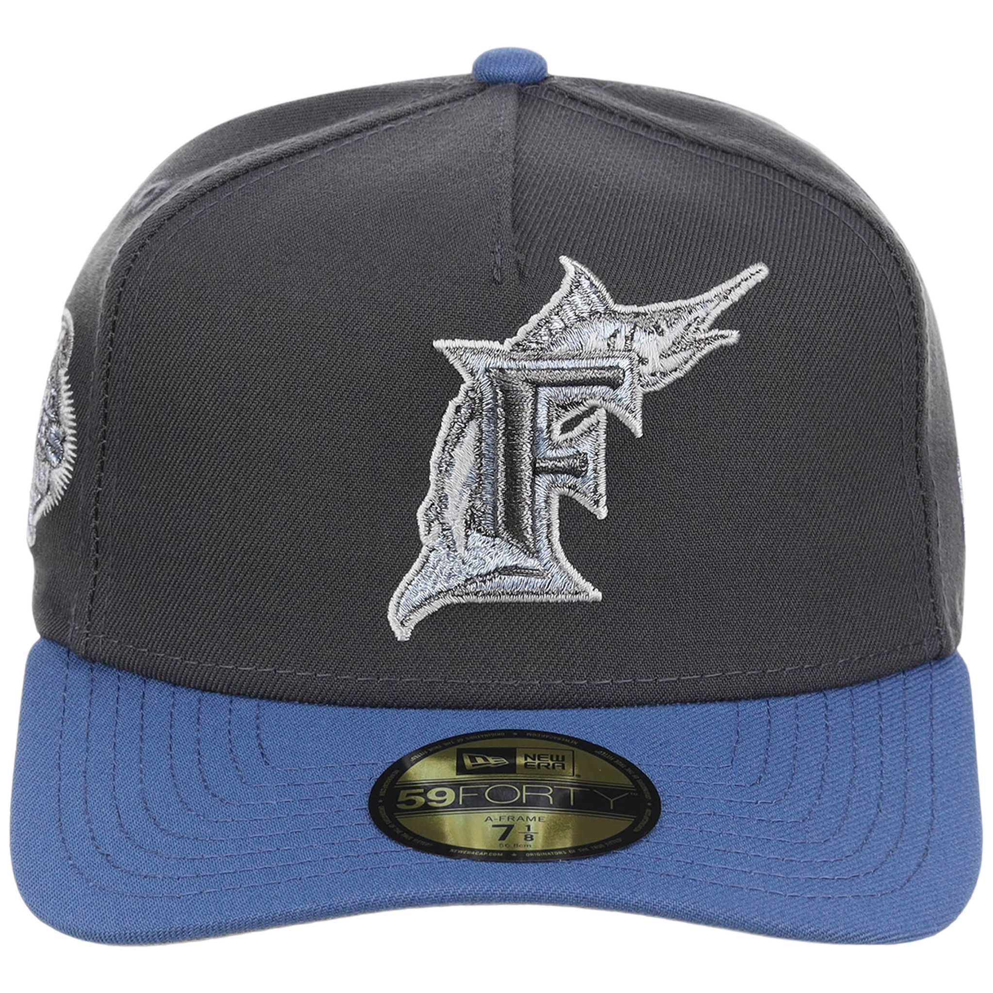 Miami Marlins MLB Indigo Steel New Era 59FORTY